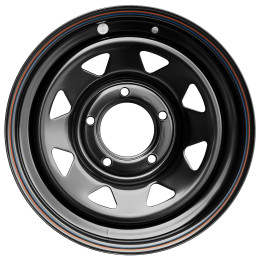 Диск усиленный ВАЗ НИВА стальной черный 5x139,7 7xR16 d98,5 ET+25 (треуг. мелкий)