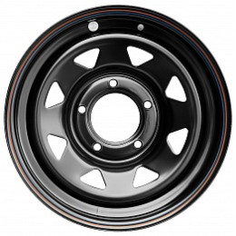 Диск усиленный ВАЗ НИВА стальной черный 5x139,7 7xR16 d98,5 ET+25 (треуг. мелкий)