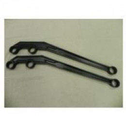 Продольные реактивные тяги Toyota Land Cruiser 76, 80, 105 лифт 4 дюйма +20мм вынос вперед (комплект 2 штуки)