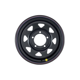 Диск усиленный УАЗ стальной черный 5x139,7 7xR16 d110 ET+25 (треугольник мелкий)