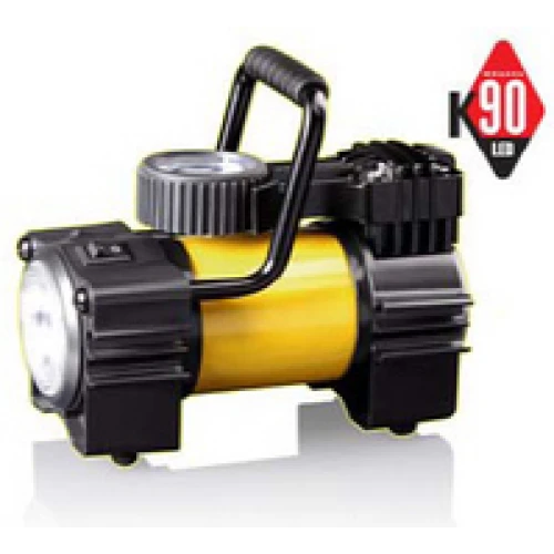 Автомобильный портативный компрессор КАЧОК К90 LED 