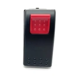 Переключатель ВКЛ/ВЫКЛ с фиксатором положения, красный