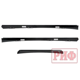 Багажник экспедиционный (платформа) алюминиевый РИФ 1150x2080 мм для Toyota Land Cruiser Prado 120 (с крепежом)