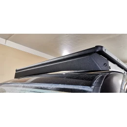 Багажник экспедиционный (платформа) алюминиевый РИФ 1150x2080 мм для Toyota Land Cruiser Prado 120 (с крепежом)