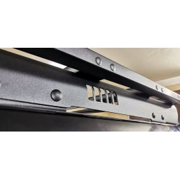 Багажник экспедиционный (платформа) алюминиевый РИФ 1150x2080 мм для Toyota Land Cruiser Prado 120 (с крепежом)