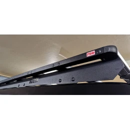 Багажник экспедиционный (платформа) алюминиевый РИФ 1150x2080 мм для Toyota Land Cruiser Prado 120 (с крепежом)