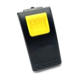 Переключатель ВКЛ/ВЫКЛ с фиксатором положения, желтый