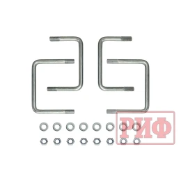 Пороги РИФ силовые Toyota Land Cruiser Prado 120 черные